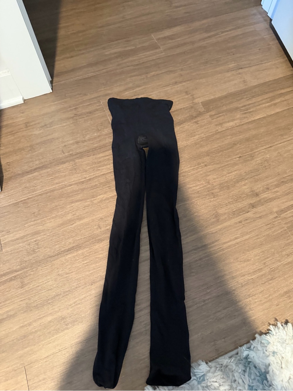 Black/ nude nylons